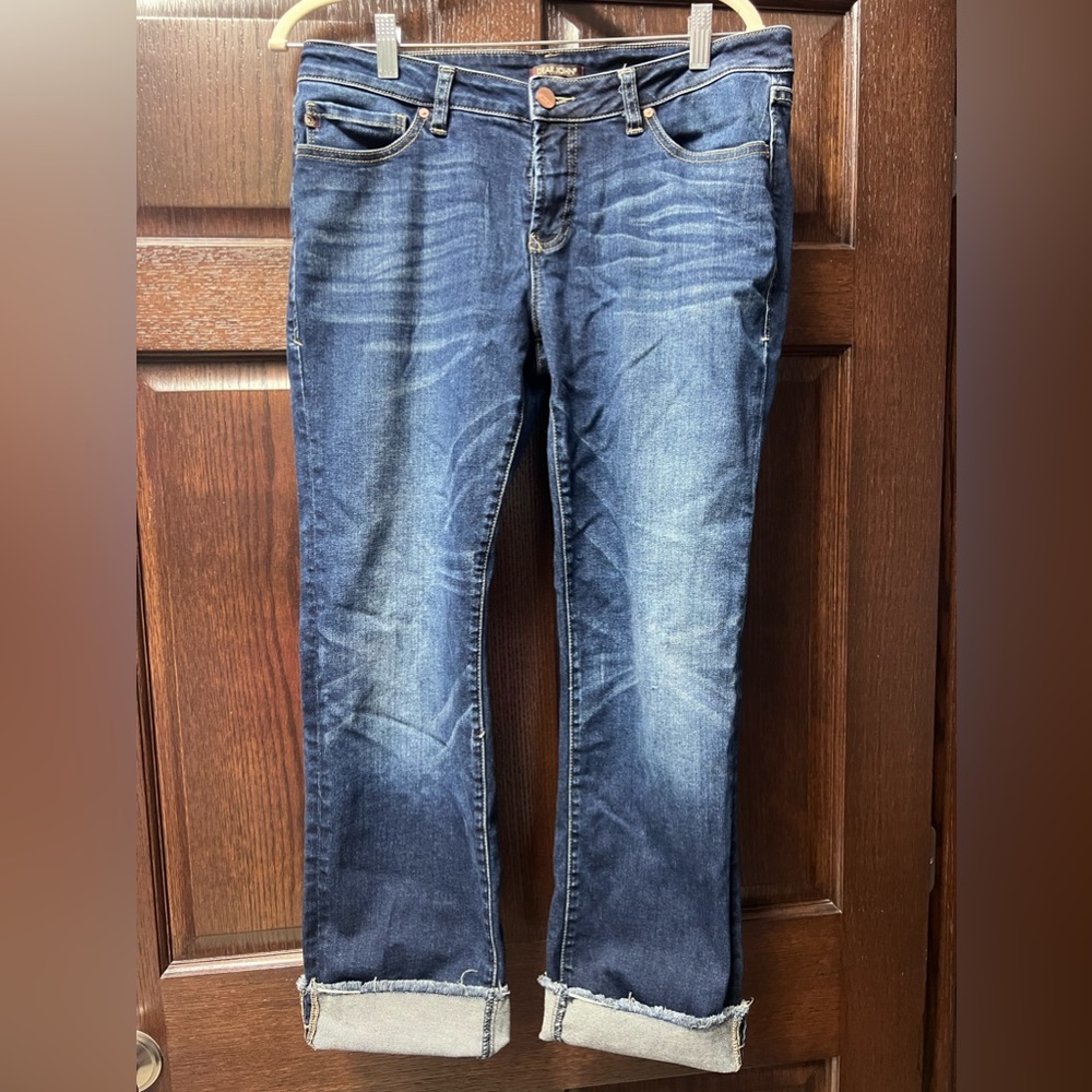 Dear John cropped straight leg